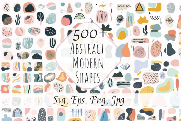 Abstract Modern Design Shapes Bundle: Creative Tools for Real Projects