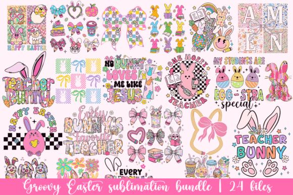 Enhancing Your Creative Projects with the Retro Easter Png Bundle
