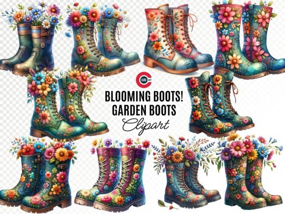 Flower Design Gardening Boots: A Creative Bloom for Designers and Gardeners Alike